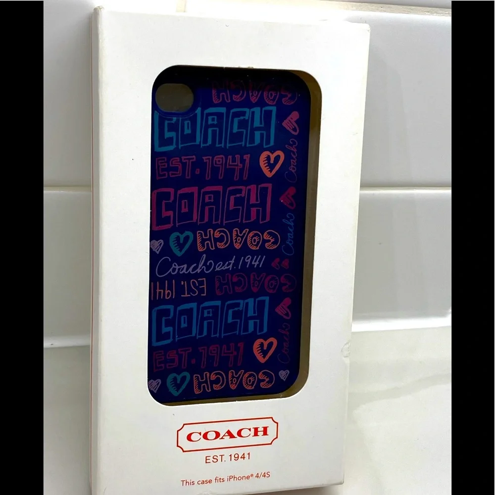 COACH IPHONE 4/4S CASE